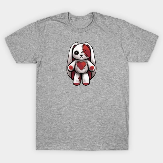 Bunny Heart Spooky T-Shirt by Syntheous